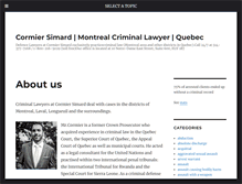 Tablet Screenshot of montreal-criminal-lawyer.ca